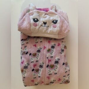 Modern Kids Lama Pink l Print One Piece in Size 10/12 GUC
